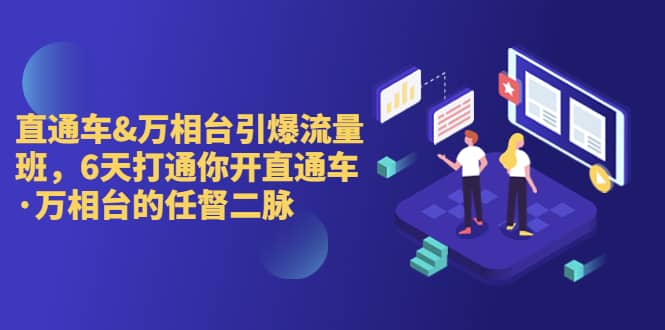 直通车+万相台引爆流量班，6天打通你开直通车·万相台的任督 二脉-牵机网