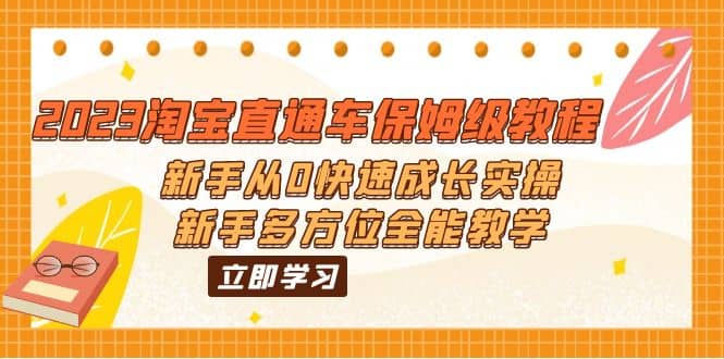 2023淘宝直通车保姆级教程：新手从0快速成长实操，新手多方位全能教学-牵机网