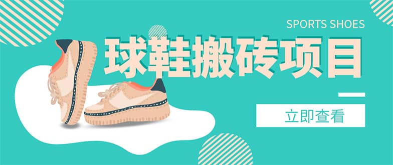 外面收费998的球鞋搬砖项目【详细教程+资源渠道】-牵机网