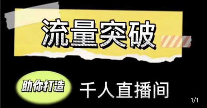 直播运营实战视频课，助你打造千人直播间（14节视频课）-牵机网