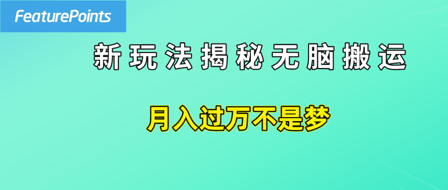 简单操作，每天50美元收入，搬运就是赚钱的秘诀！-牵机网
