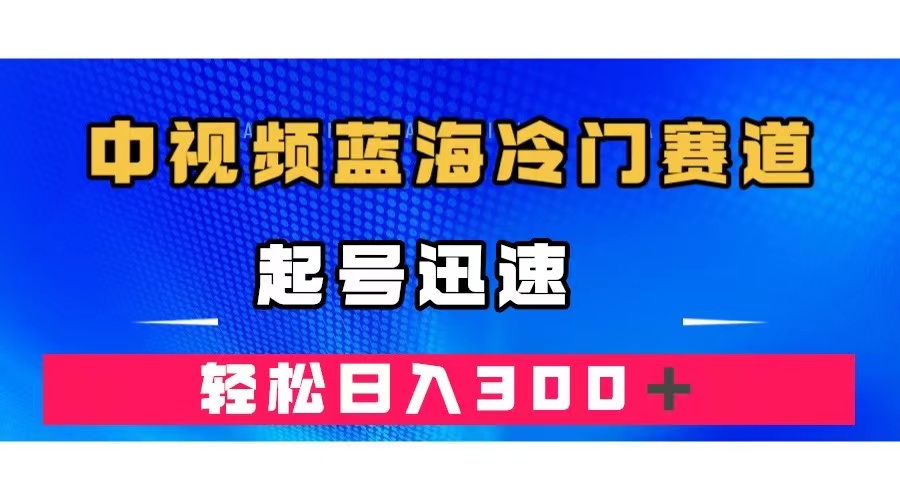 中视频蓝海冷门赛道，韩国视频奇闻解说，起号迅速，日入300＋-牵机网