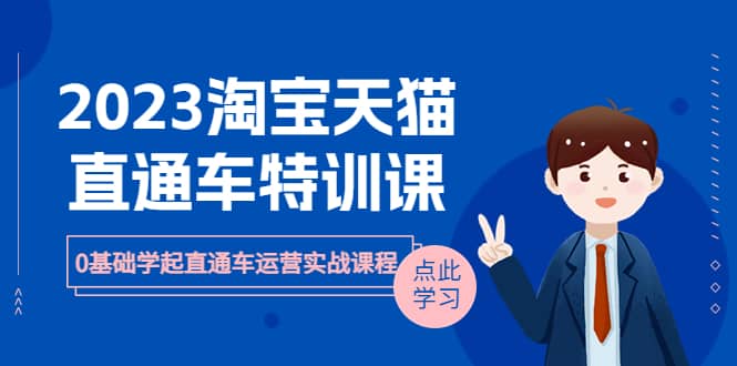 2023淘宝·天猫直通车评特训课，0基础学起直通车运营实战课程（8节课时）-牵机网