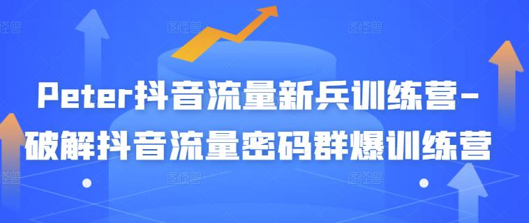 Peter抖音流量新兵训练营-破解抖音流量密码群爆训练营（新兵）-牵机网