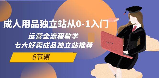 成人用品独立站从0-1入门，运营全流程教学，七大好卖成品独立站推荐-6节课-牵机网