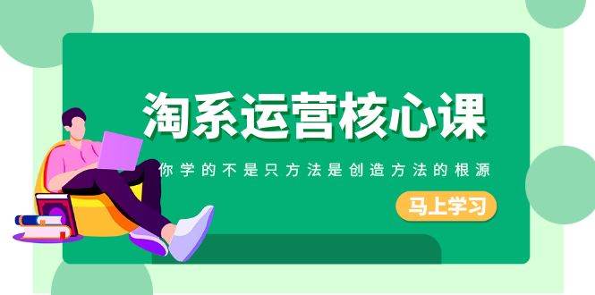 淘系-运营核心课，你学的不是只方法是创造方法的根源（190节课）-牵机网