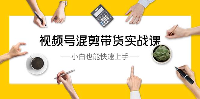 视频号-混剪带货实战课，小白也能快速上手（10节课）-牵机网