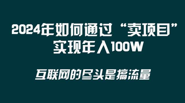 2024年如何通过“卖项目”实现年入100W-牵机网
