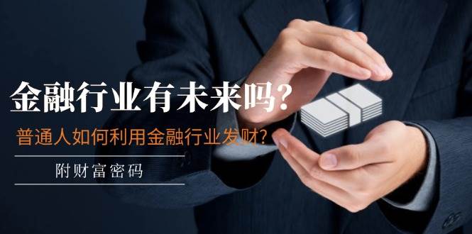 某付费文章：金融行业有未来吗？普通人如何利用金融行业发财?(附财富密码)-牵机网