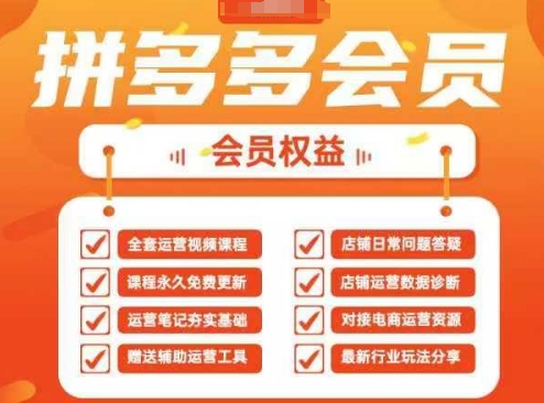 2025拼多多运营实战课，40节全流程教学，覆盖拼多多运营全链路-牵机网