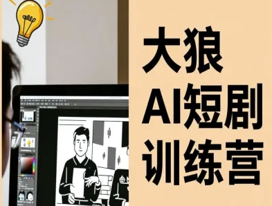 大狼AI短剧训练营-短剧课程(更新中)-牵机网