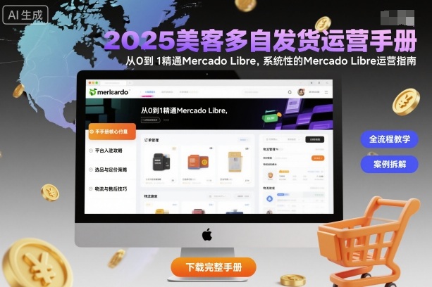 2025美客多自发货运营手册：从0到1精通Mercado Libre，系统性的Mercado Libre运营指南-牵机网