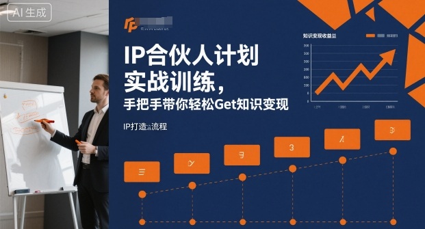 IP合伙人计划实战训练，手把手带你轻松Get知识变现-牵机网