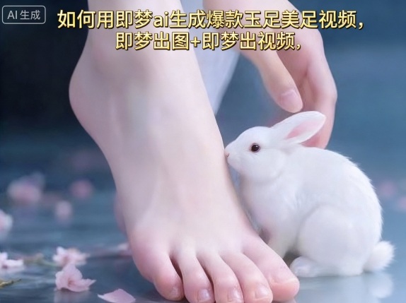 如何用即梦ai生成爆款玉足美足视频，即梦出图+即梦出视频，快速涨粉-牵机网