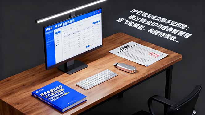IP打造与成交高手变现营:通过商业IP+经典智慧双飞轮模型 构建持续收钱系统-牵机网