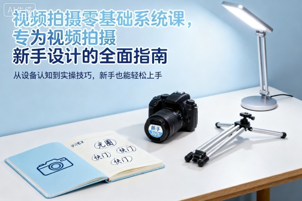 视频拍摄零基础系统课，专为视频拍摄新手设计的全面指南-牵机网