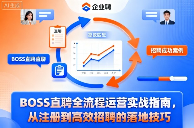 BOSS直聘全流程运营实战指南，从注册到高效招聘的落地技巧-牵机网