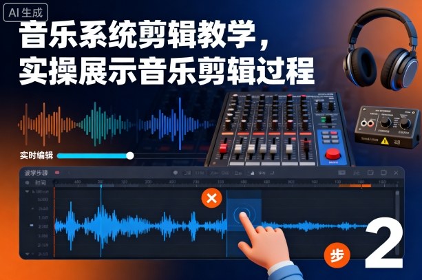 音乐系统剪辑教学,实操展示音乐剪辑过程-牵机网