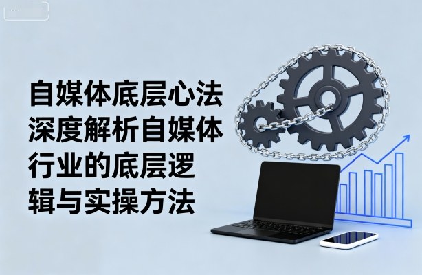 自媒体底层心法,深度解析自媒体行业的底层逻辑与实操方法-牵机网