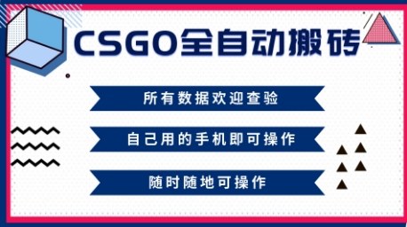 CSGO全自动搬砖,年底钱回家好项目,当天可拿到结果,新手小白轻松月入1W+【揭秘】-牵机网