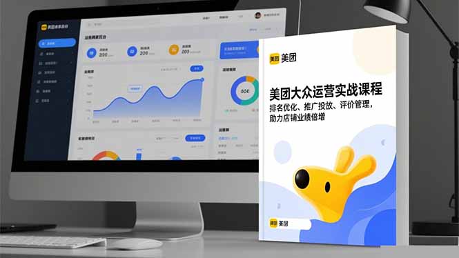 美团大众运营实战课程,排名优化、推广投放、评价管理,助力店铺业绩倍增-牵机网