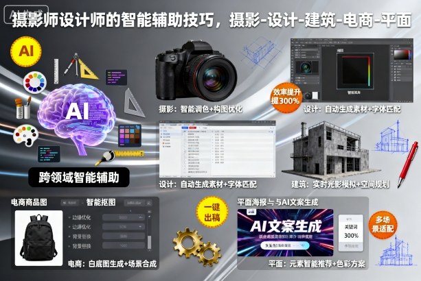 摄影师设计师的智能辅助技巧,摄影-设计-建筑-电商-平面-牵机网